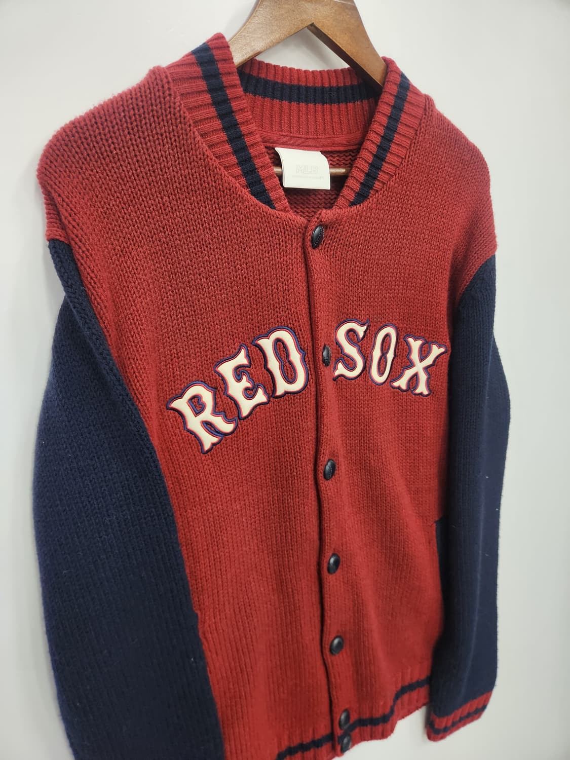 MLB redsox 레드 니트자켓 상품이미지2