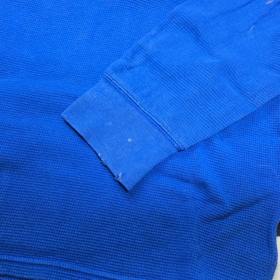 M 폴로랄프로렌 와플티셔츠 블루 하자 상품이미지5
