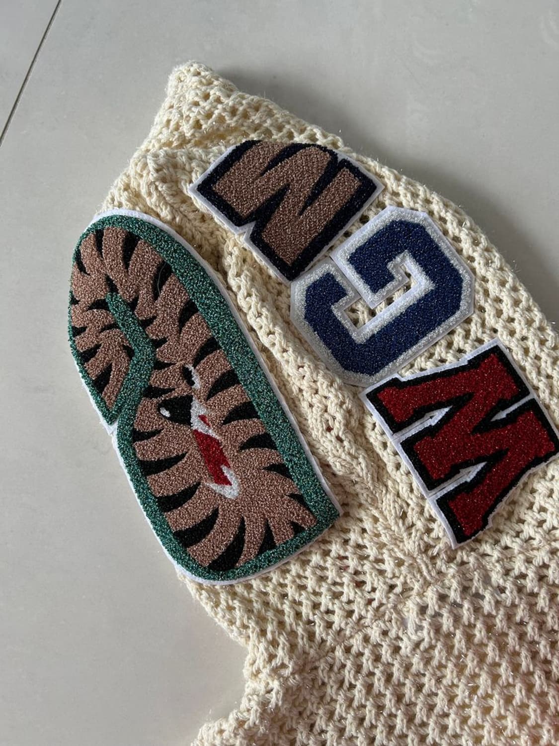 SHARK CROCHER HOODIE 샤크 크로처 후드티 상품이미지6