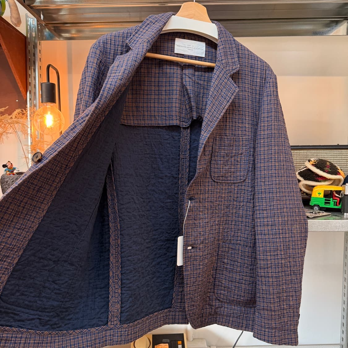 ITOH 인도생산 시어서커 싱글벤트 클래식 자켓 상품이미지7