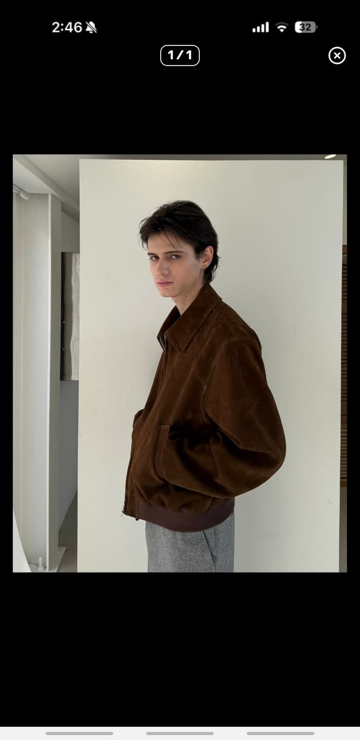 준느 j40 스웨이드 시나몬 M 상품이미지1