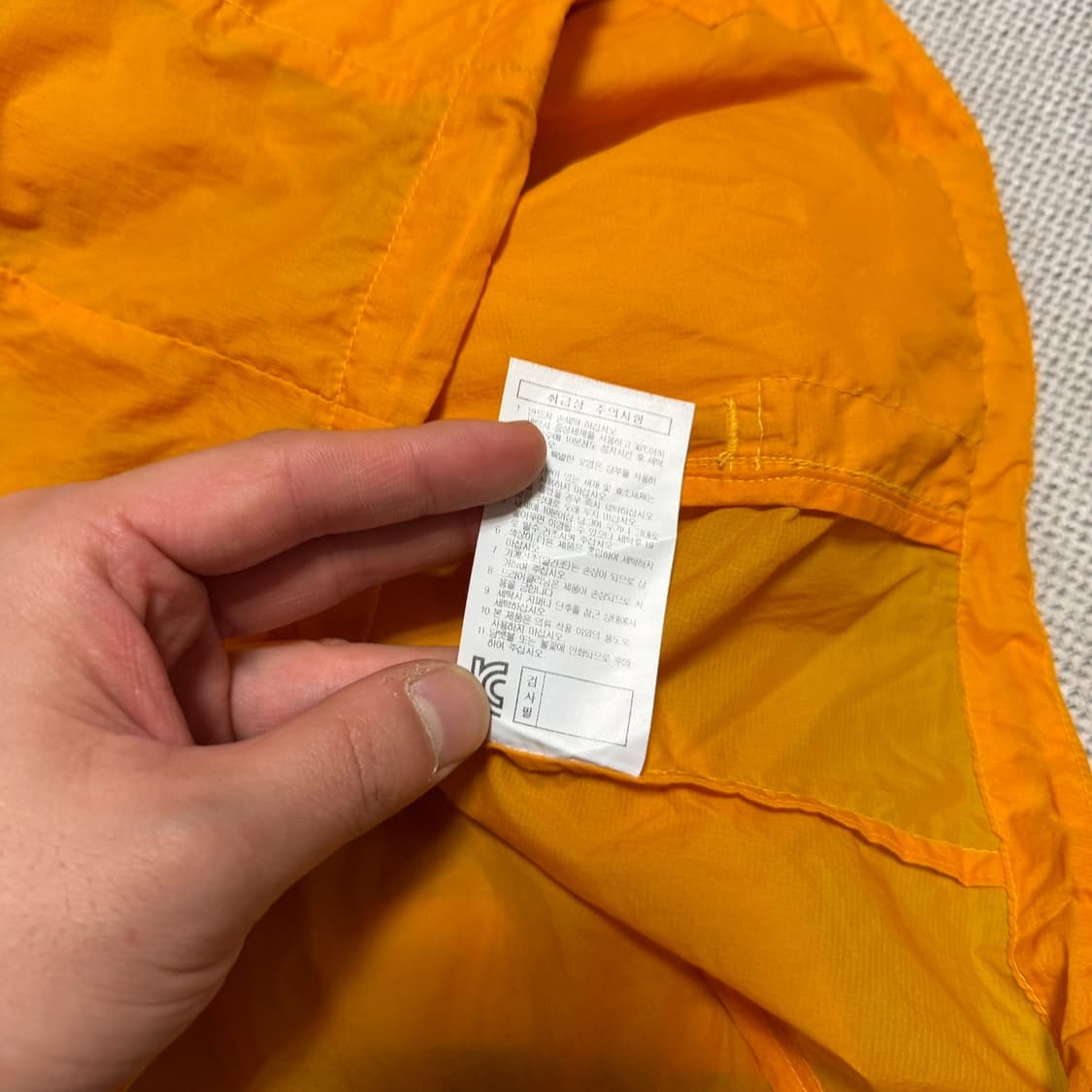 몽벨 초경량 바람막이 상품이미지5