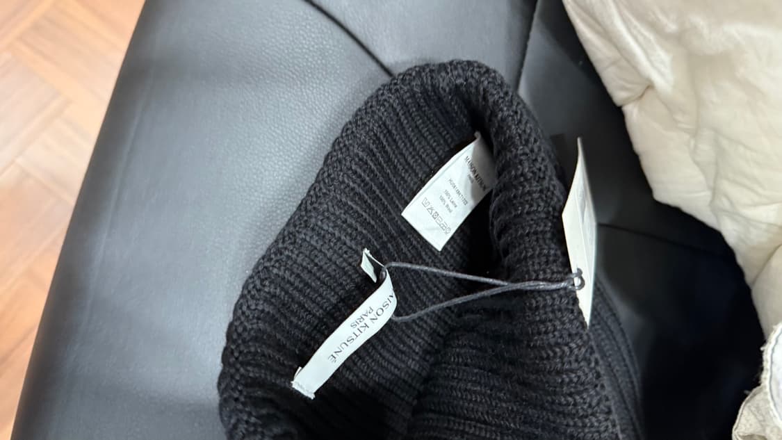 메종키츠네 비니 블랙 상품이미지2