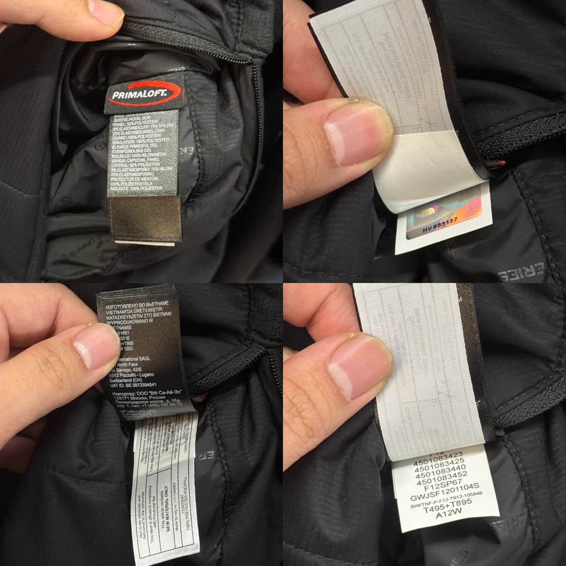 노스페이스 Zephyrus 프리마로프트 자켓 (M) 상품이미지10