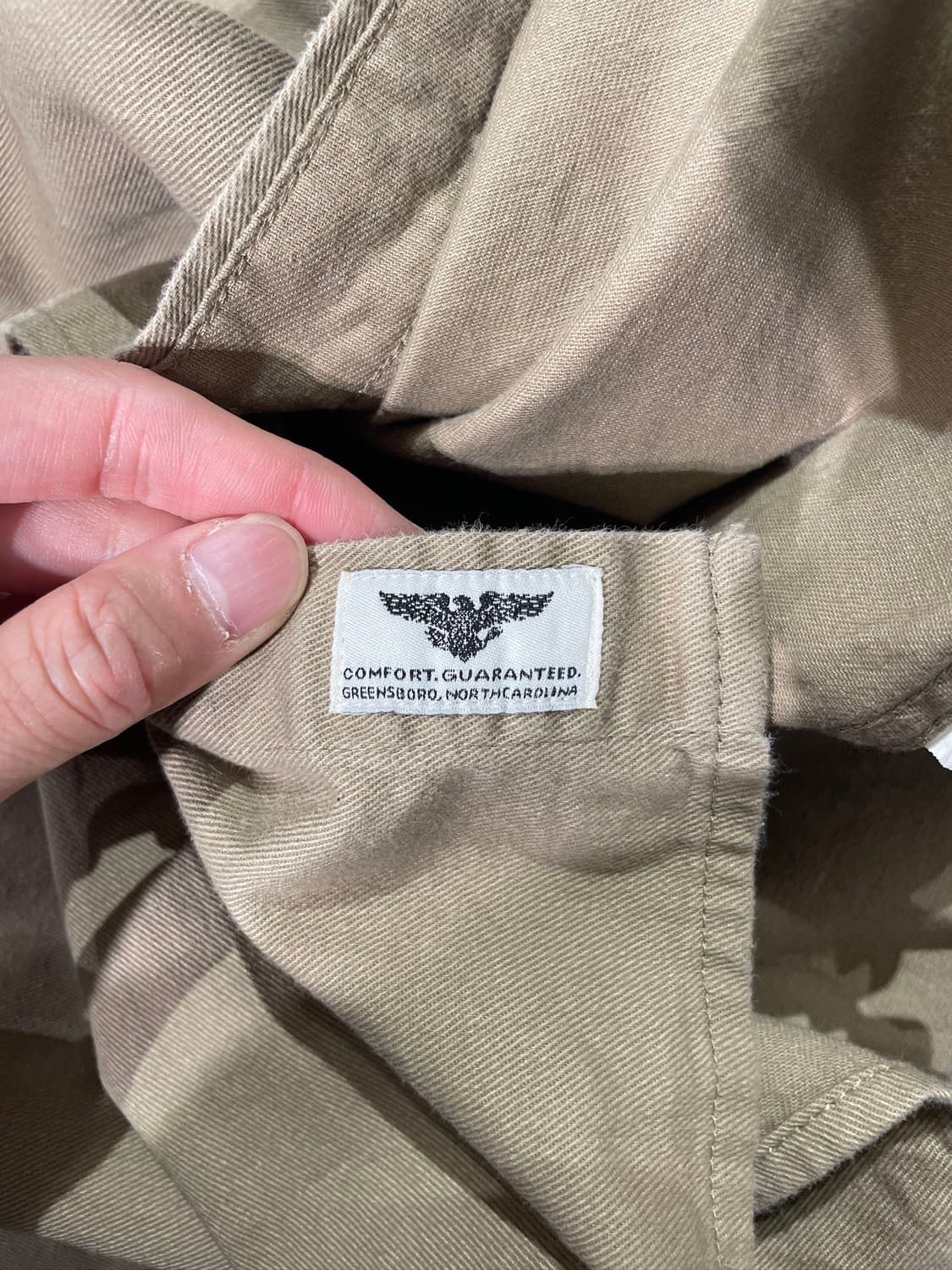 랭글러 라이트 브라운 트윈 포켓 컴포트 코튼 셔츠 상품이미지8