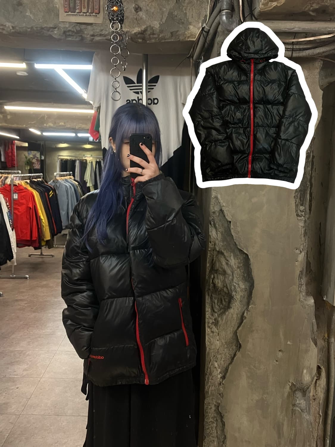 아디다스 패딩 블랙 105 #csz2282 상품이미지1