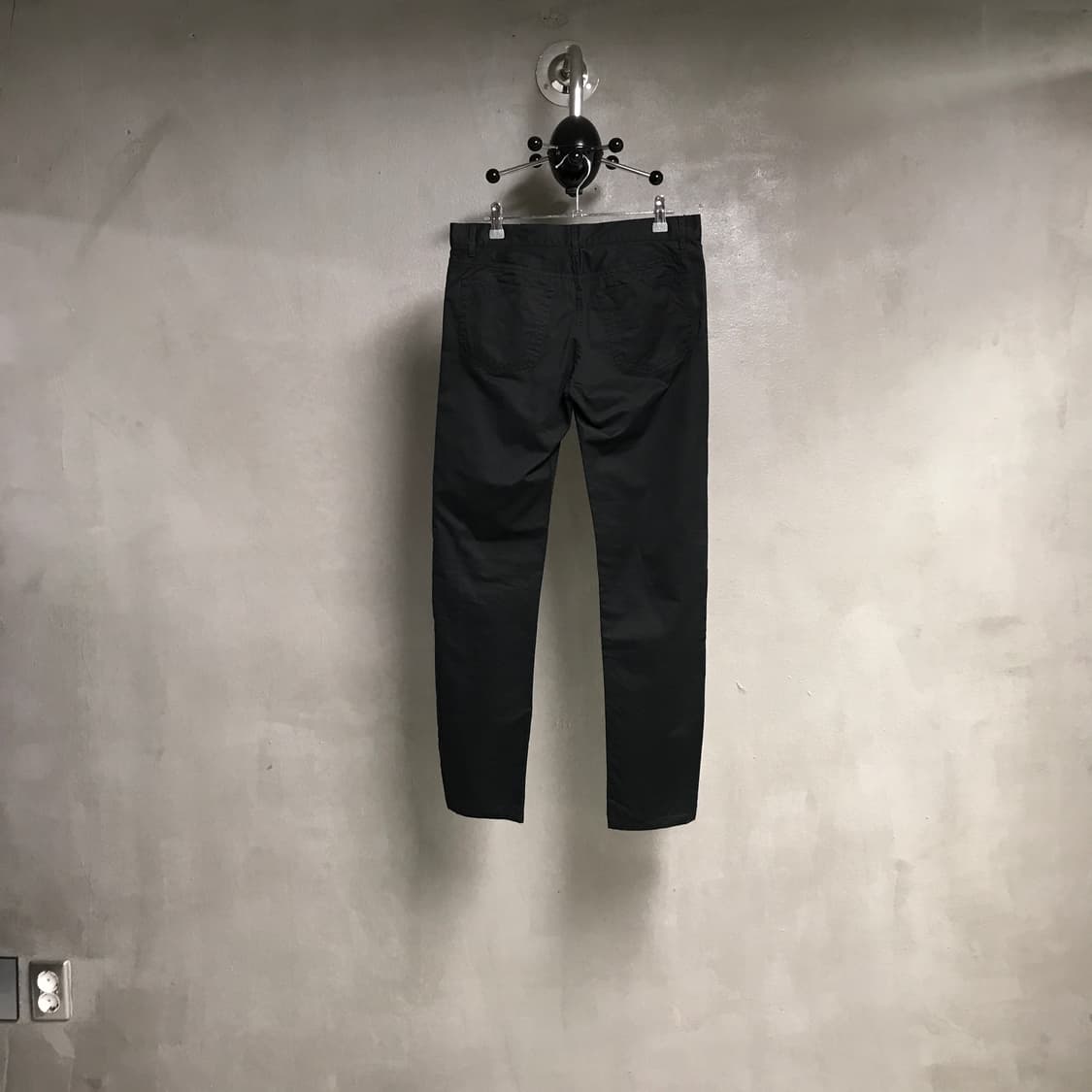APC 아페쎄 블랙 코튼 팬츠 29(W) 상품이미지4