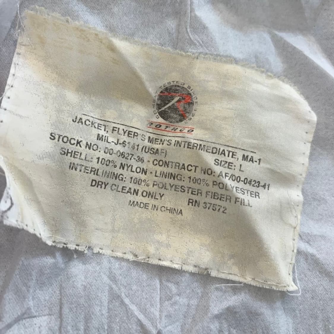 412 로스코 항공점퍼 ma1 상품이미지5