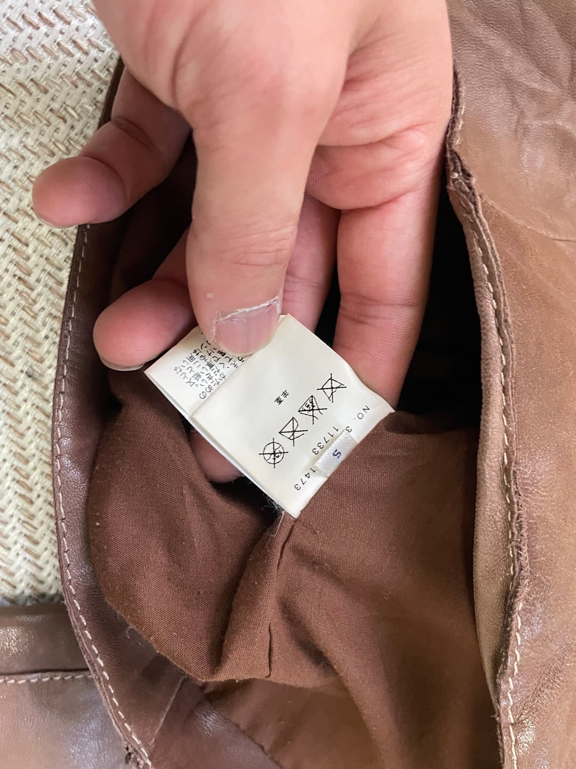 Ships 쉽스 양가죽 페이딩 레더자켓  상품이미지6