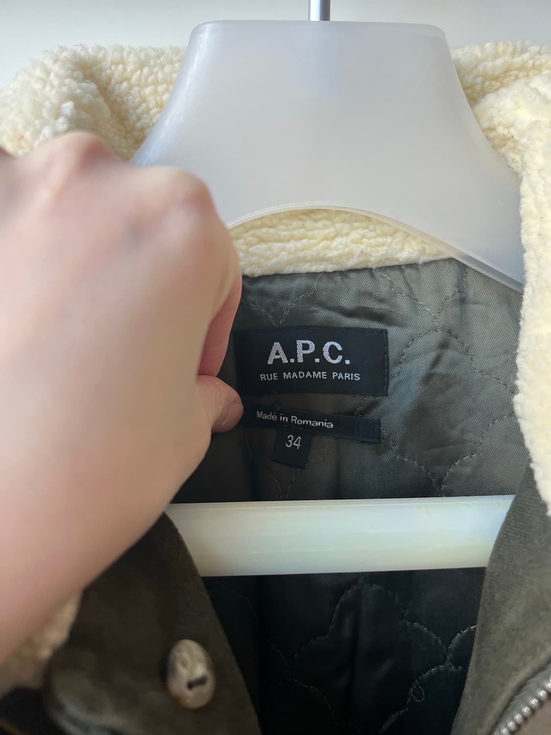 아페쎄 코트 34size 상품이미지4