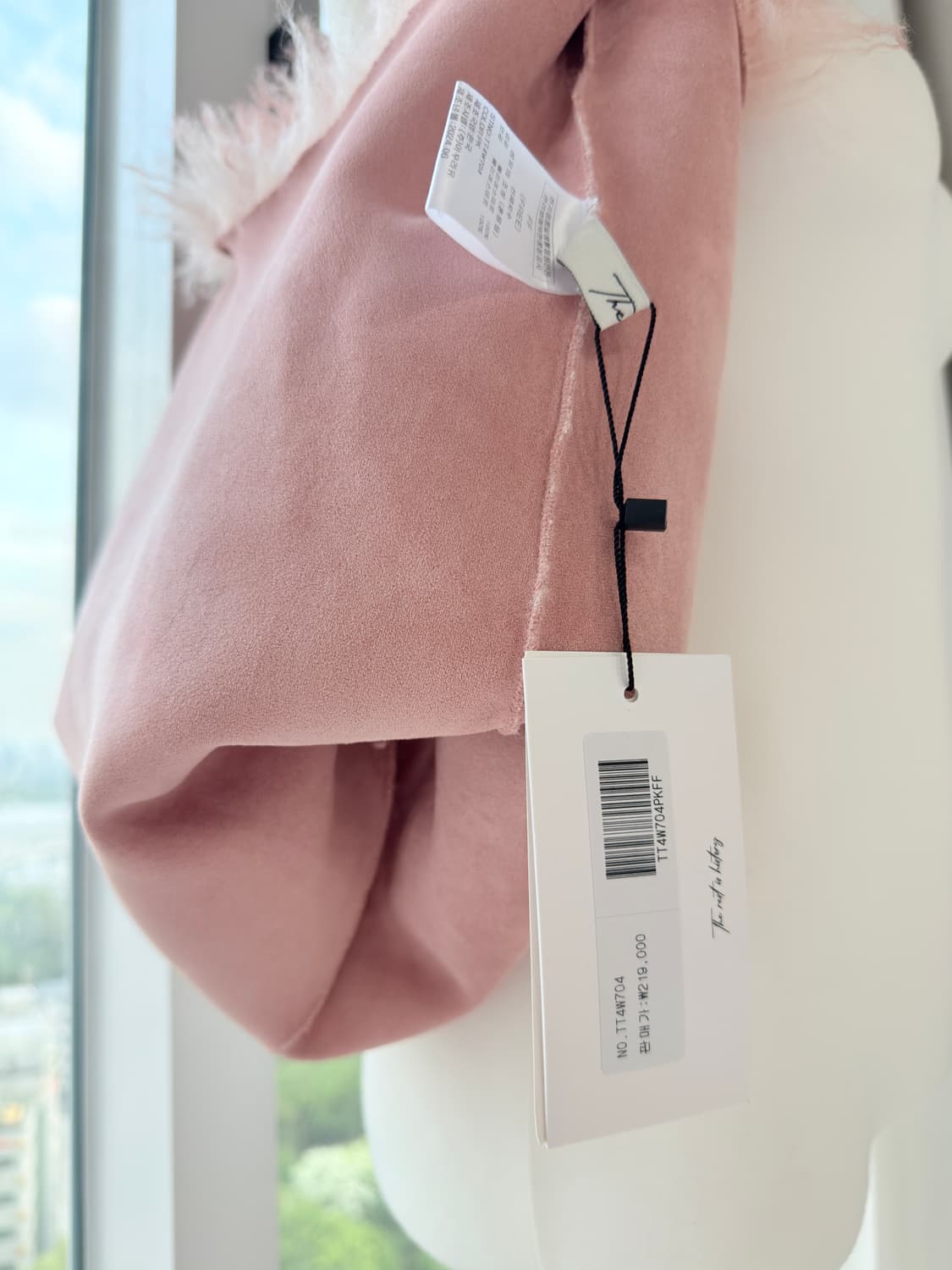 더티스 시어링 부클 퍼 백 / 핑크 퍼 가방 상품이미지4