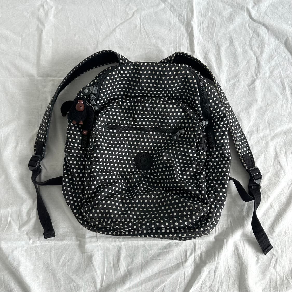 Kipling 폴카 도트 백팩 상품이미지1