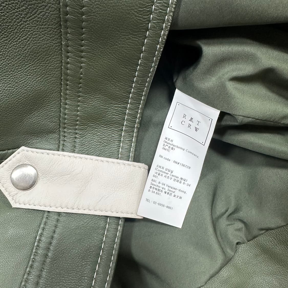 ✨ (바배) 로맨틱크라운 LAMB SKIN 라이더 가죽 자켓  상품이미지4