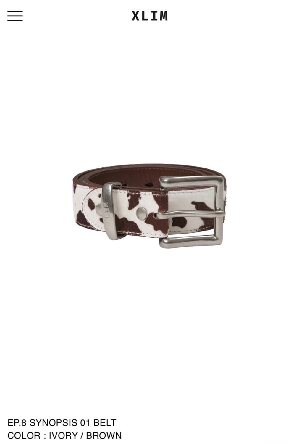 (구매) 엑슬림 xim ep.8 01 belt 벨트 상품이미지1