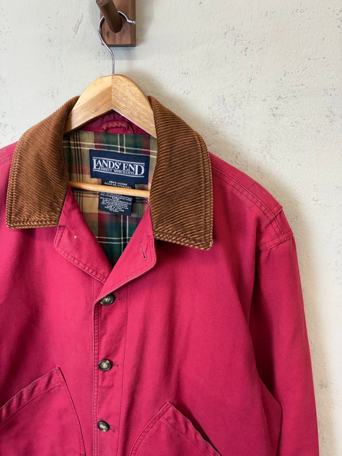 랜드엔즈 90s 빈티지 코듀로이 카라 헌팅자켓 상품이미지5