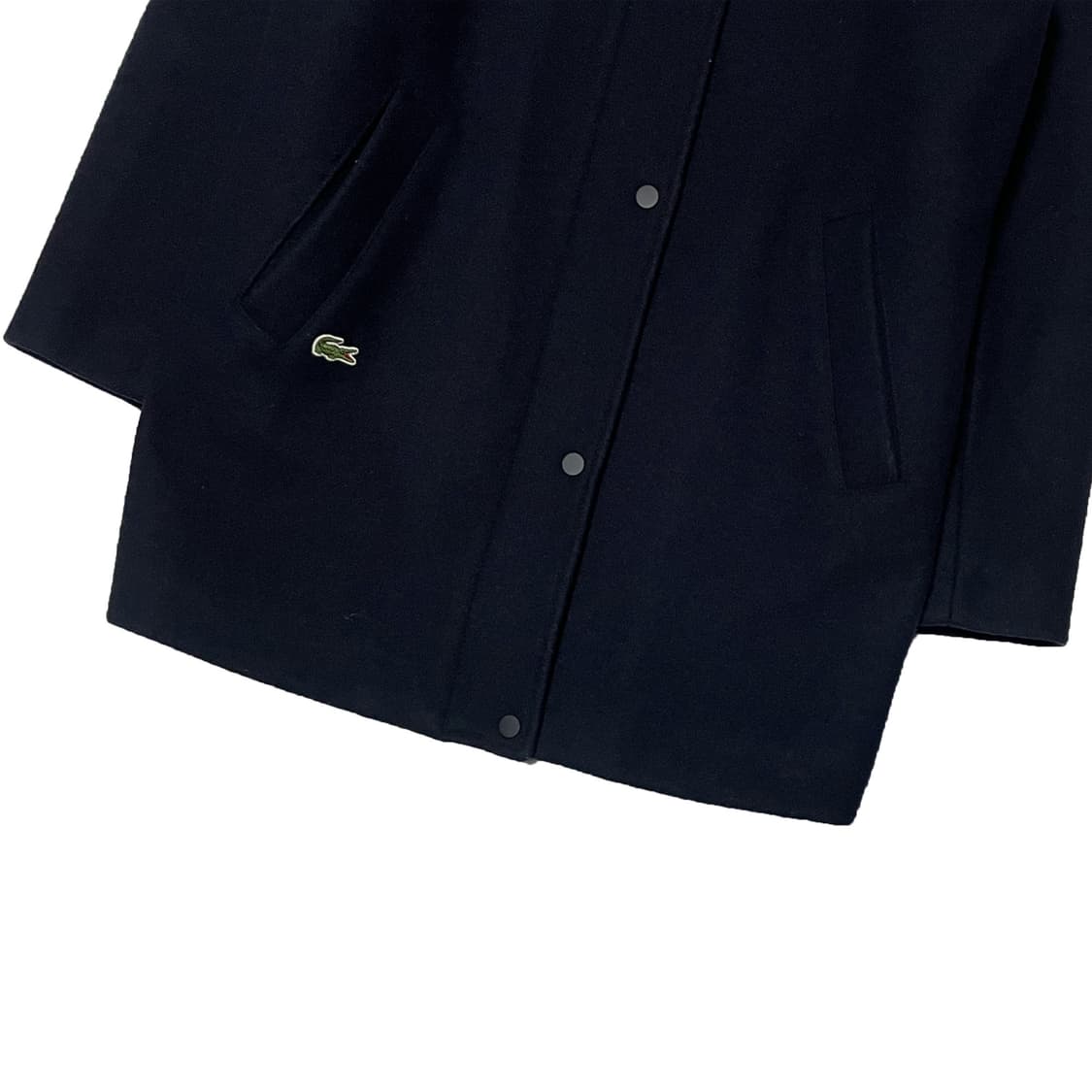 라코스테 네이비 블루종 울 코트 상품이미지4