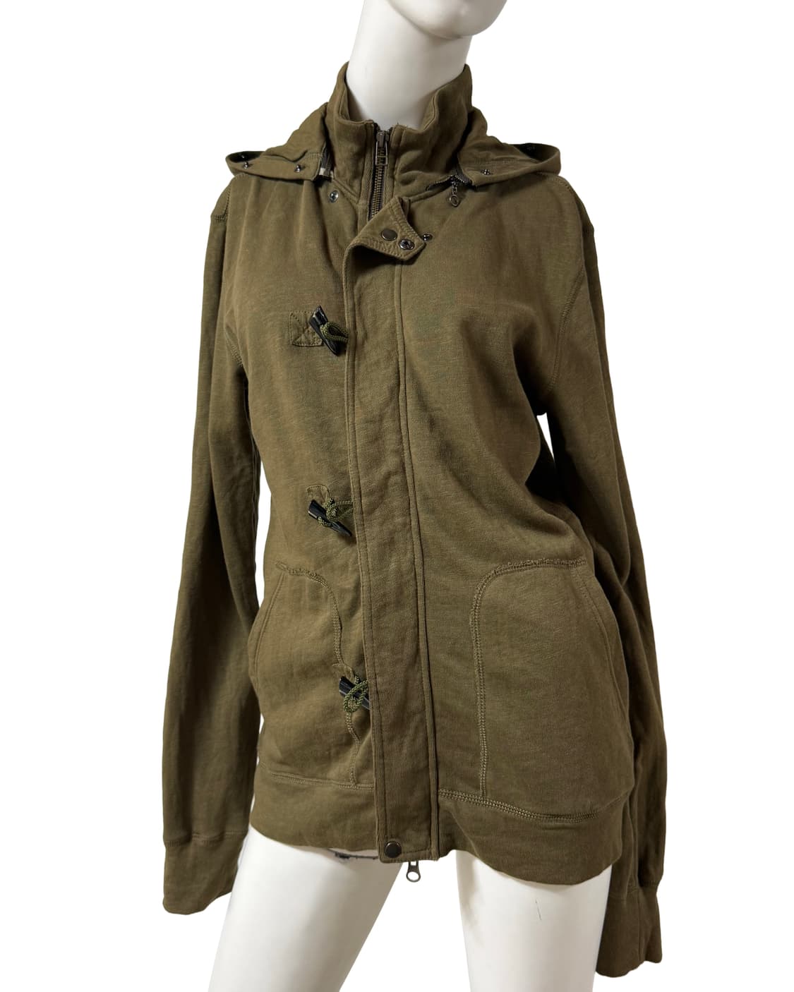 빈티지 떡볶이 단추 후드집업 상품이미지2