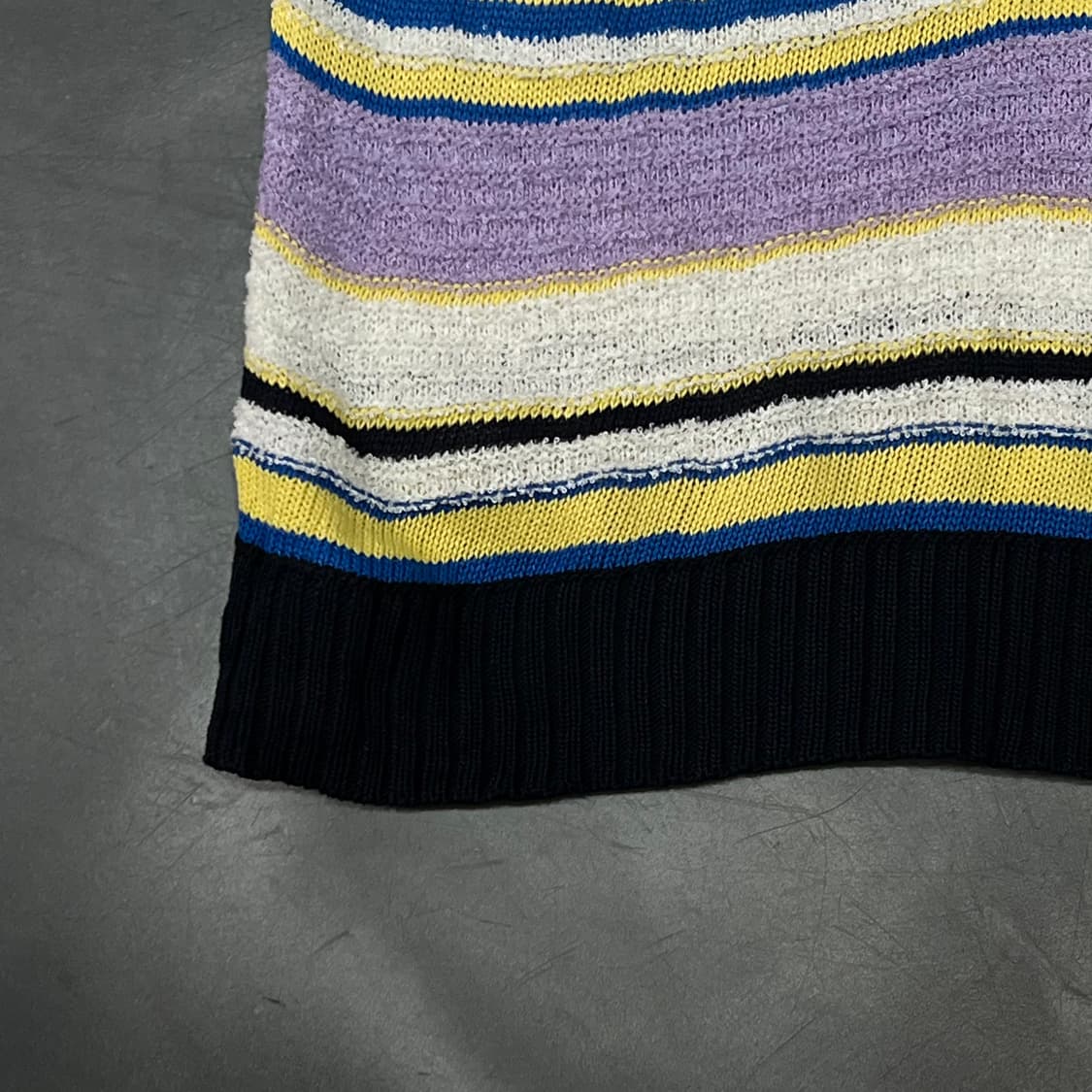  빔즈 스트라이프 니트 롱 스커트 y15801 상품이미지4