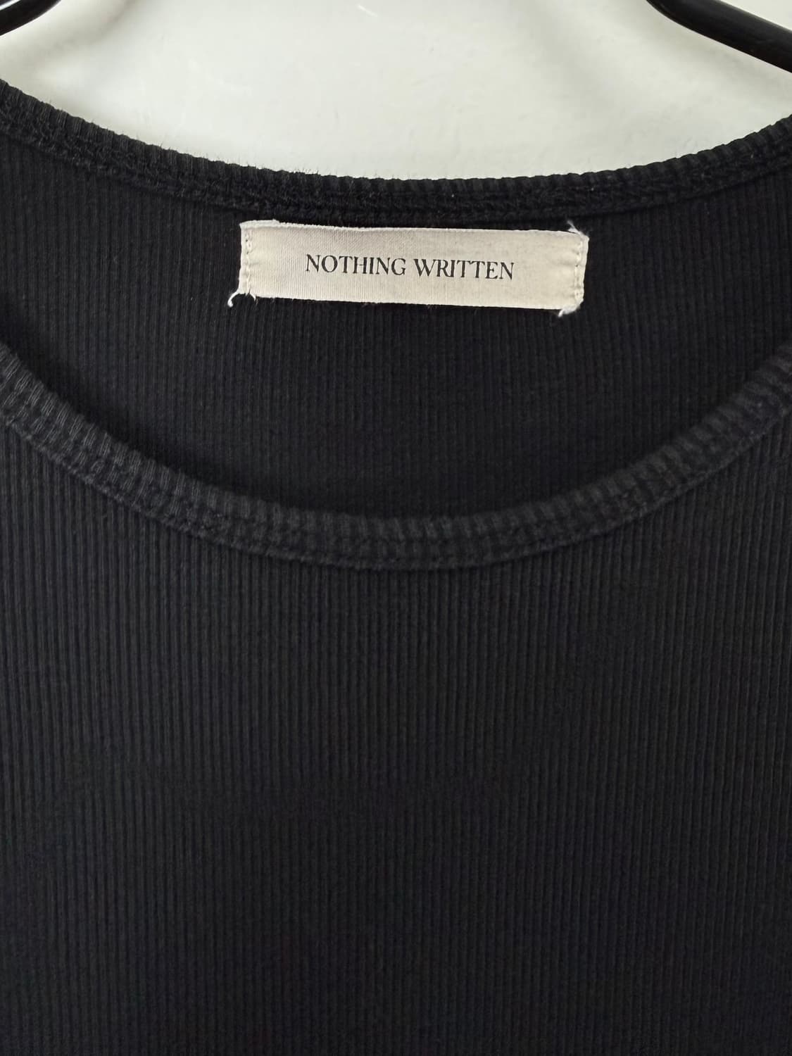 낫띵리튼 골지 티셔츠 상품이미지3