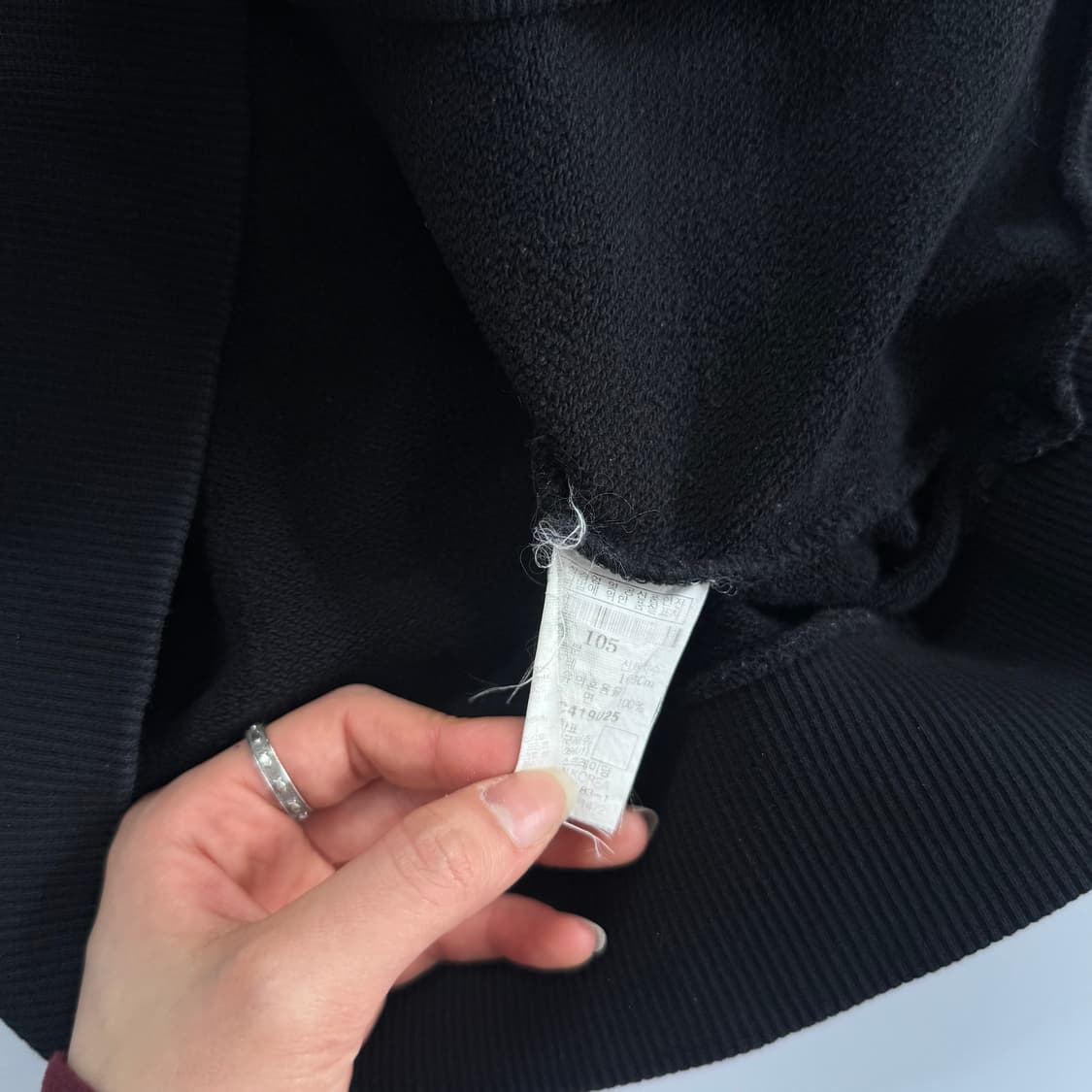 Fubu 후부 숄더 로고 블랙 후드티 상품이미지7