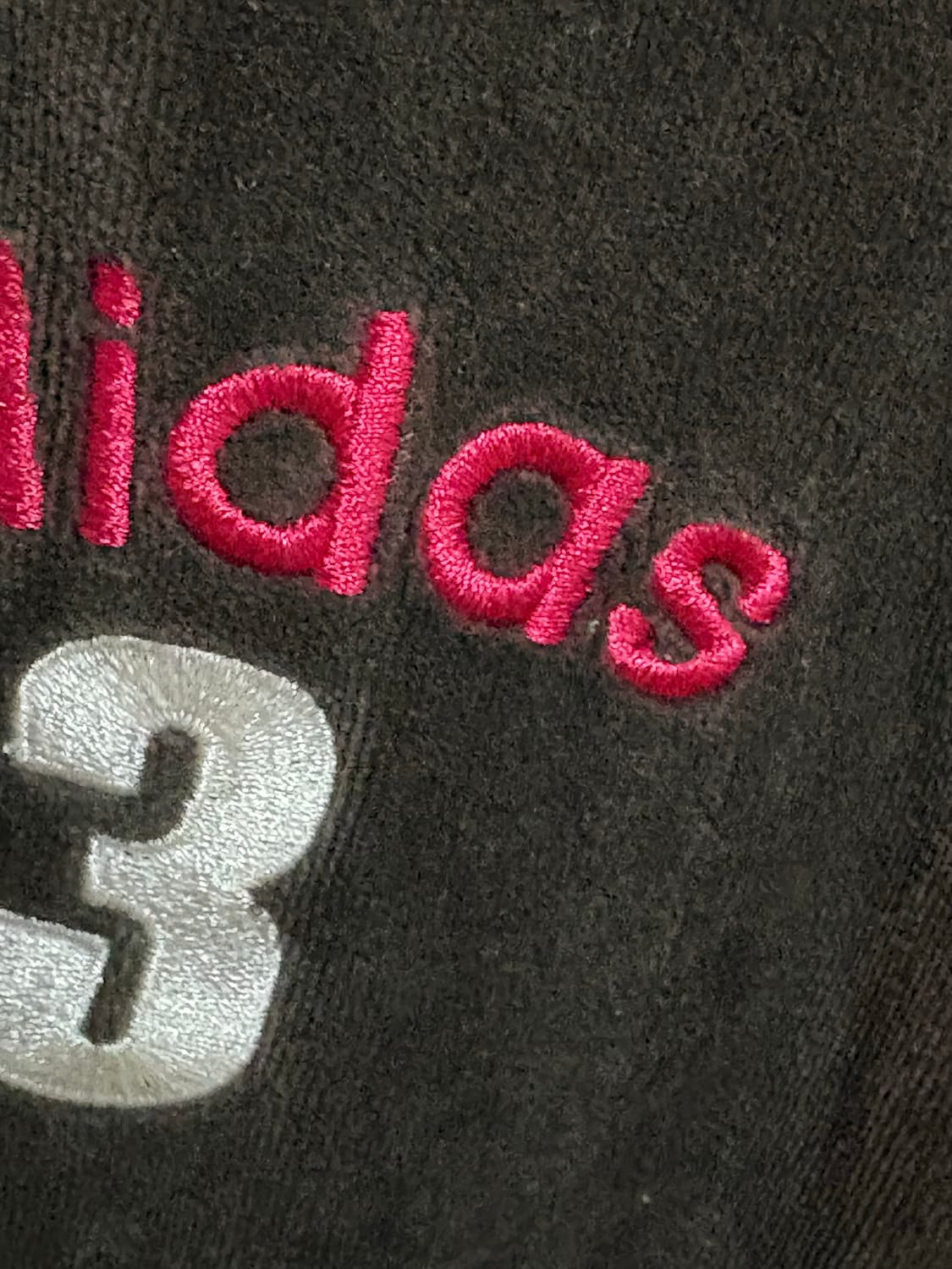 아디다스 벨벳 져지 100 핑크 삼선 상품이미지2