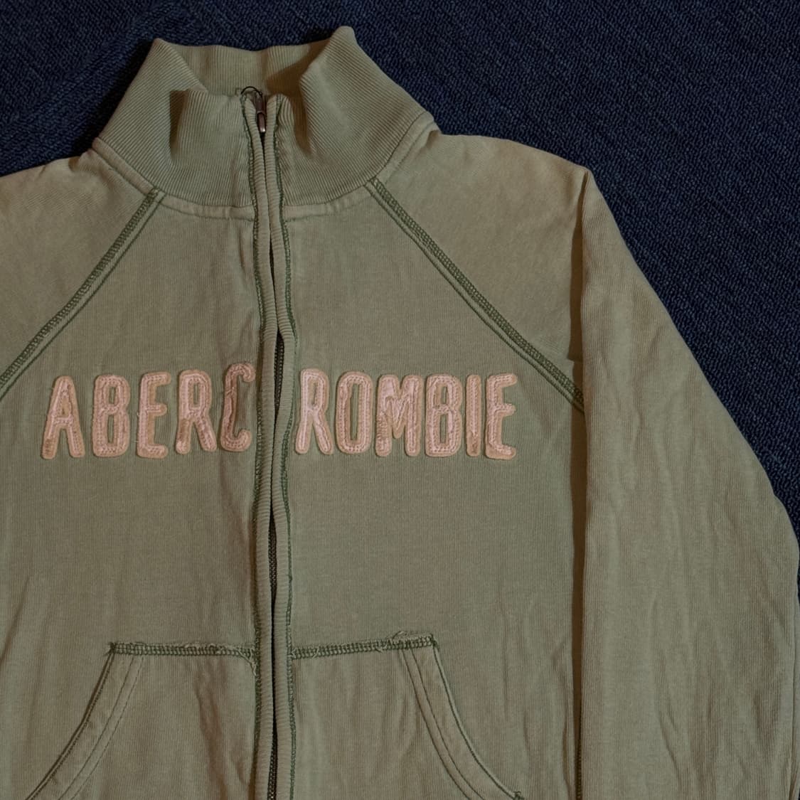아베크롬비 여성 집업 자켓 그린 상품이미지2