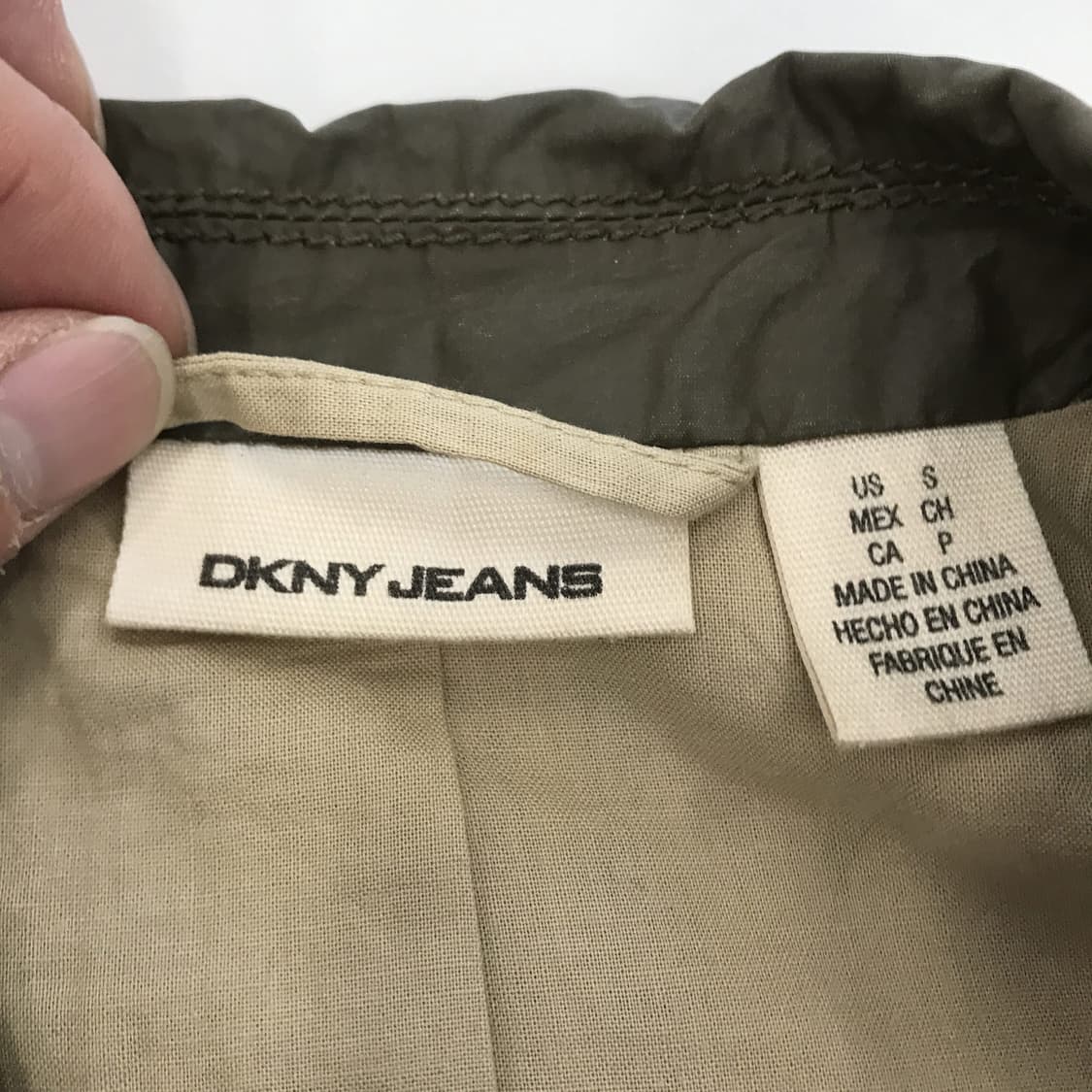 DKNY 가먼트코튼 블레이저자켓 [S] 상품이미지5