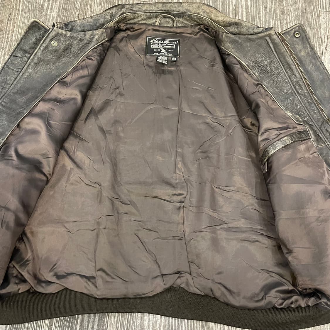 00's 빈티지 에디바우어 레더자켓 상품이미지6