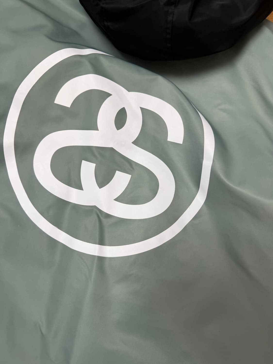 희귀) 스투시 S링크 빅로고 스타디움 파카 코트 세이지 상품이미지3