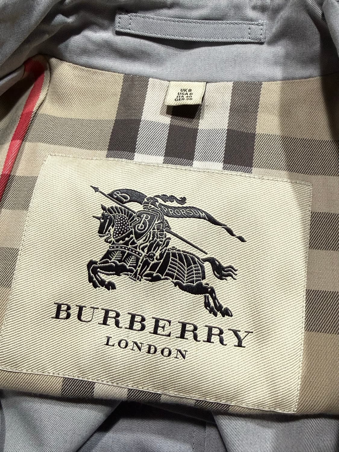 Burberry 버버리 그라데이션 더블 코트 상품이미지3