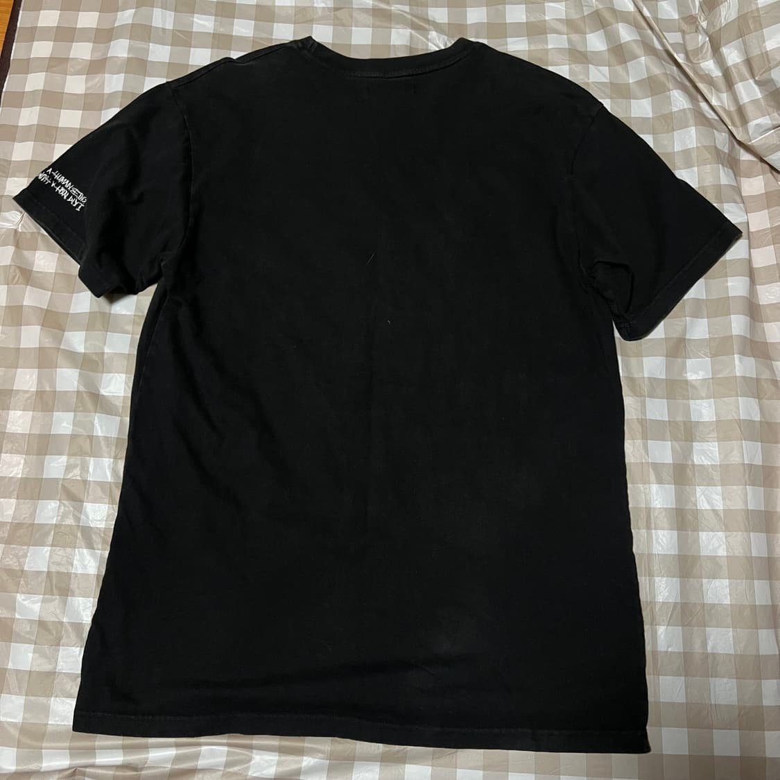 아임낫어휴먼비잉 빈티지 반팔 L 구제 스트릿 해골 스컬 상품이미지4