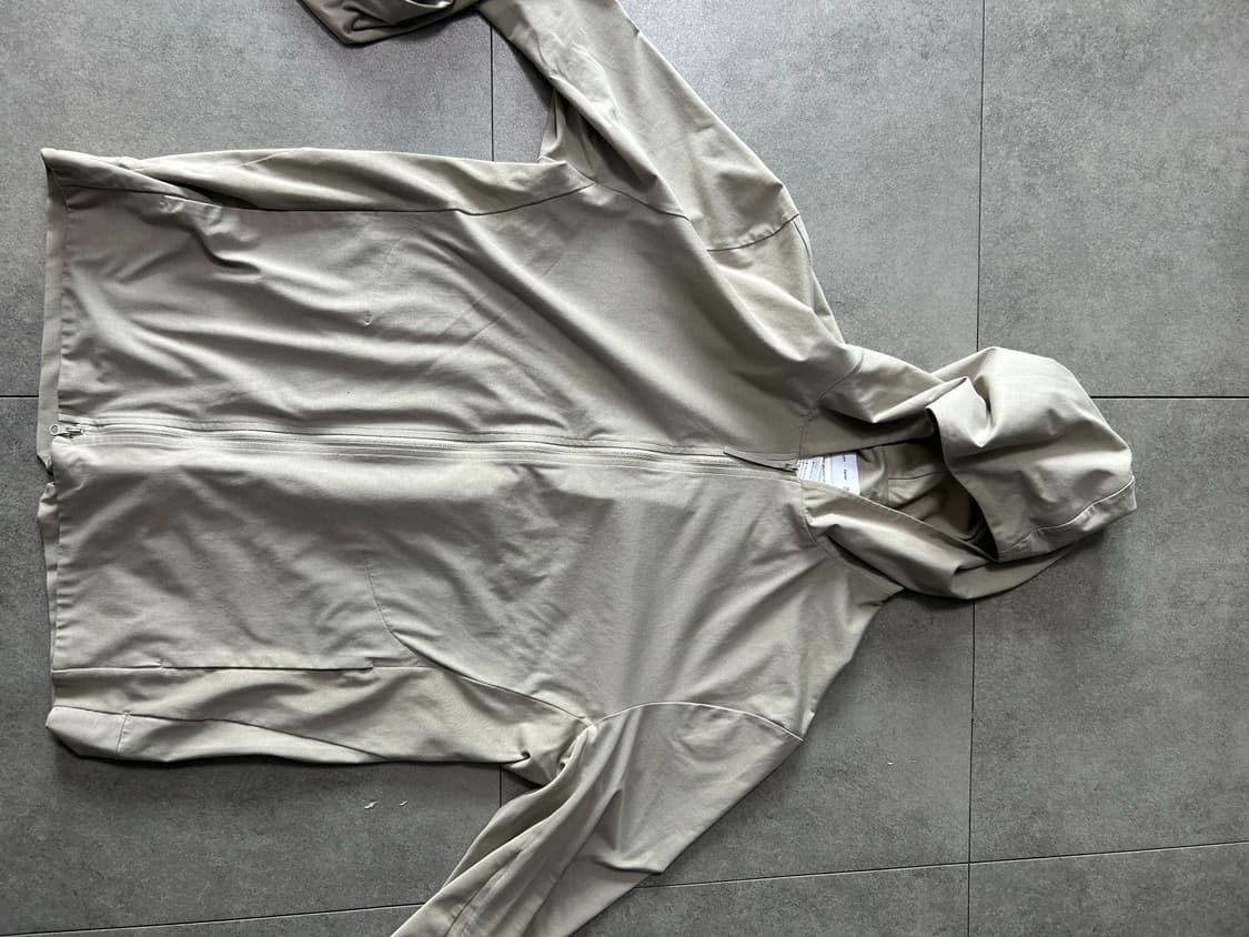 Paf 6.0 파프 라이트 웜 그레이 후드 집업 상품이미지1