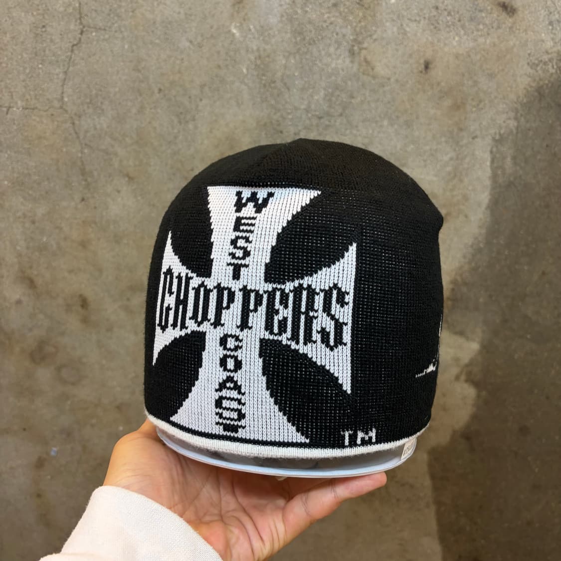 새상품급 90s 미국 빈티지 웨스트코스트차퍼스 빅로고 비니 상품이미지2