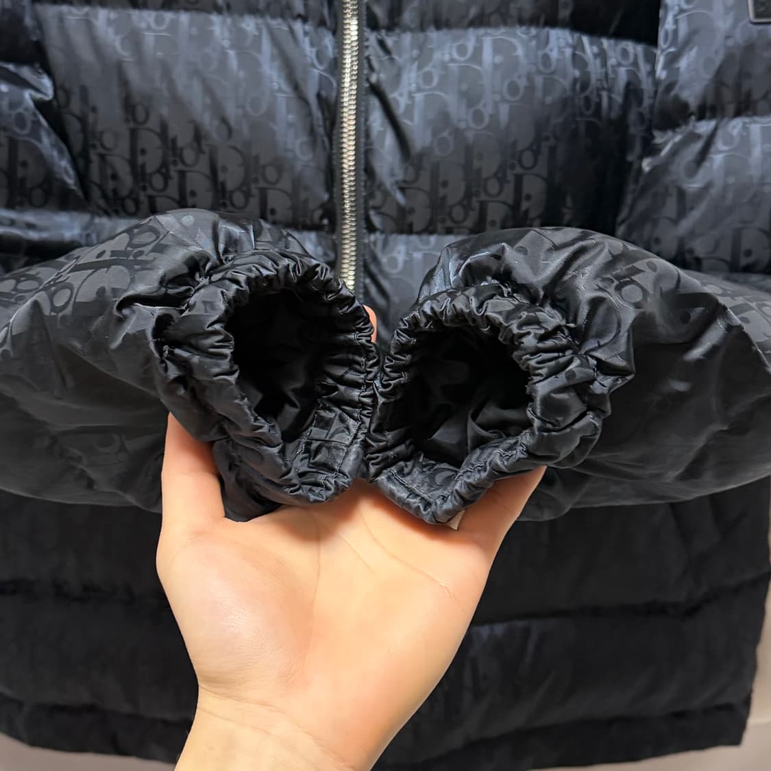 [S+급/48] 디올 오블리크 패딩 블랙 풀구성 상품이미지7