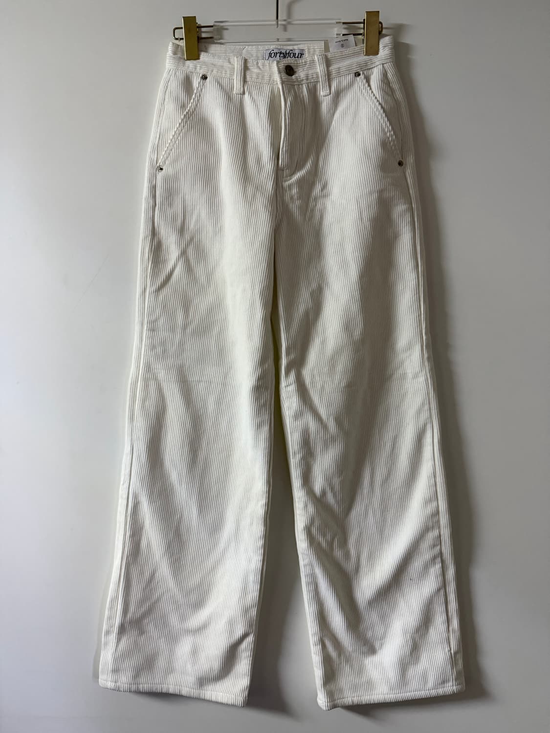 새상품 여자 코듀로이 기모 와이드팬츠 S 상품이미지1