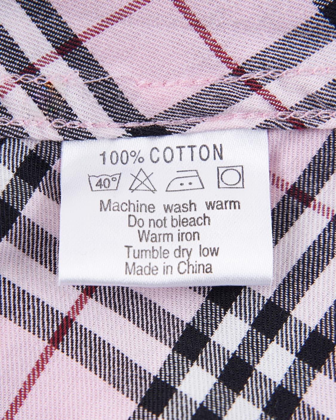 Burberry 런던라벨 노바체크 핑크 반팔셔츠 상품이미지6