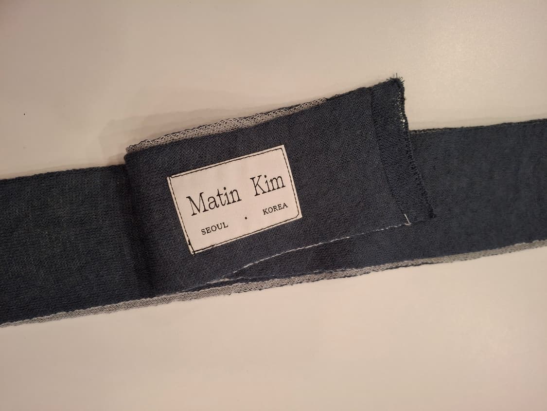 (마지막특가) 마뗑킴 머플러 네이비/카키베이지 새상품 상품이미지1