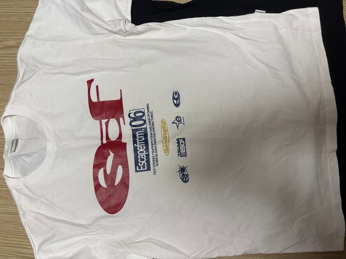 이스케이프프롬 반팔티 L 일괄 급처 상품이미지3