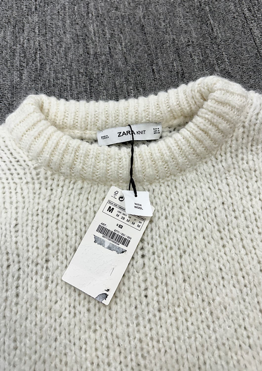 새상품 자라 오버핏 니트  상품이미지2