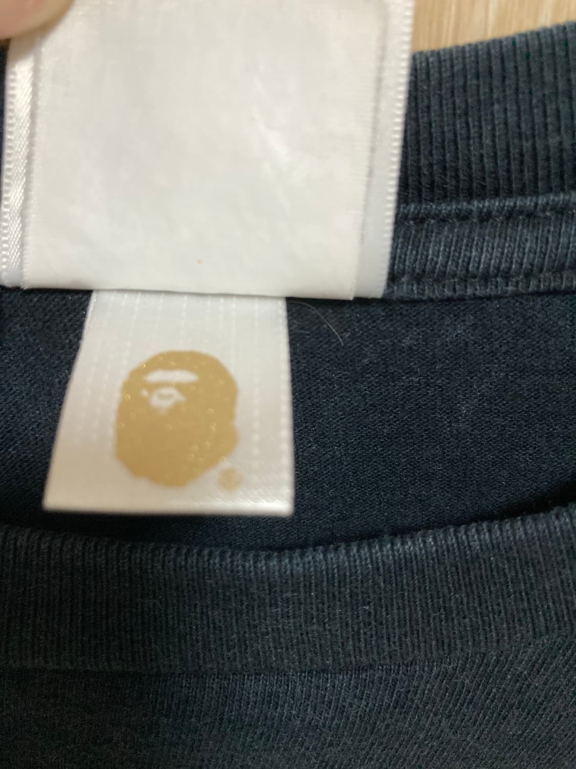 베이프 19ss 컬리지 홀로그램 블랙 L 상품이미지5