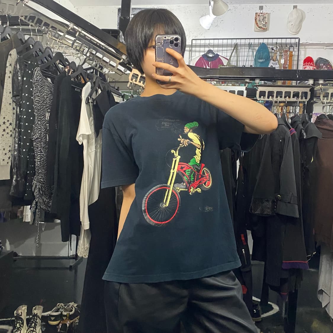 Kette 빈티지 바이크 프린팅 반팔 티셔츠 상품이미지9