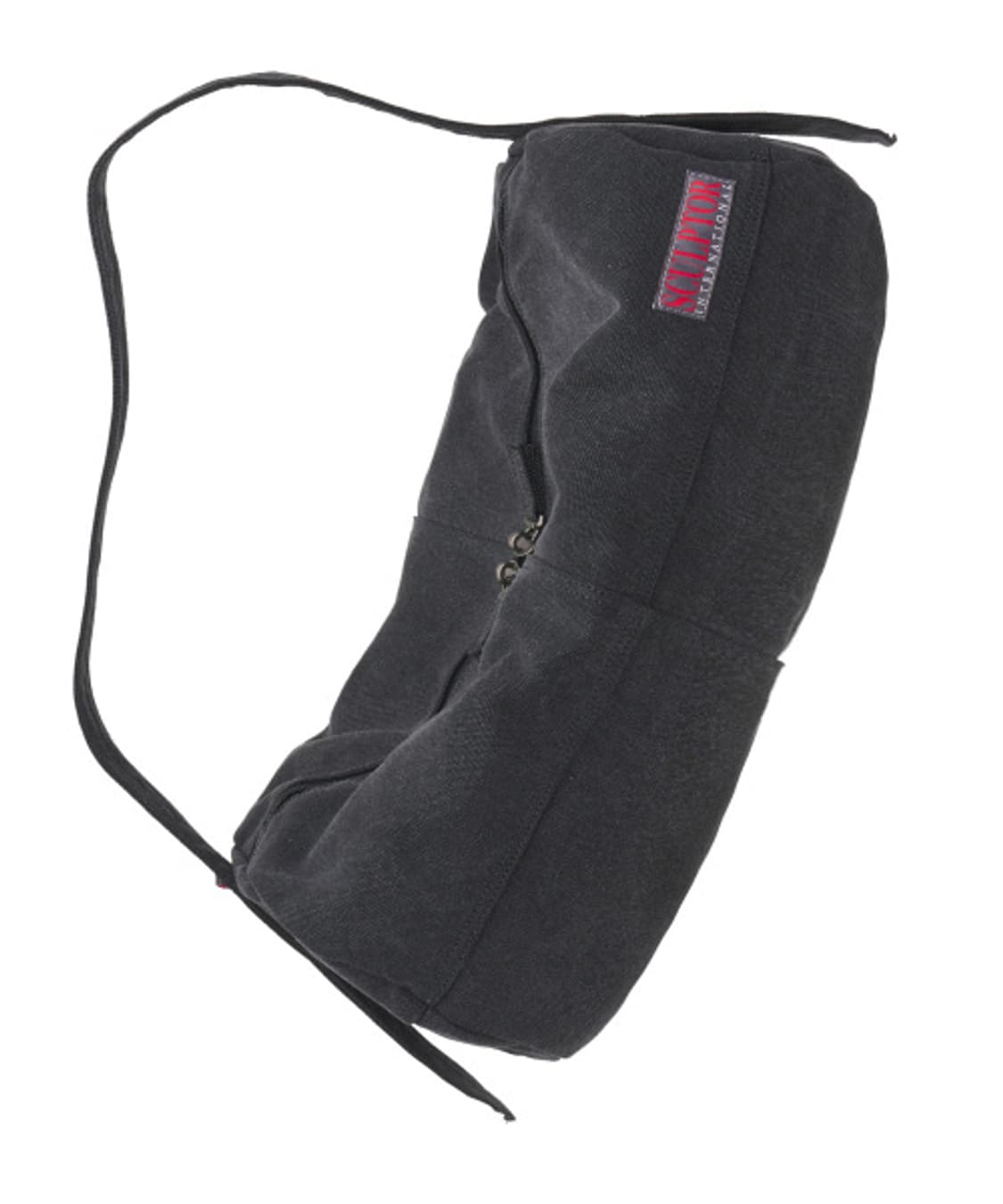 스컬프터 빈티지 캔버스 더플백 블랙 상품이미지1