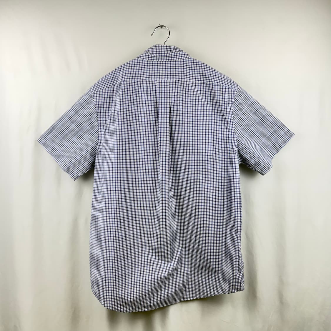 (M) 폴로 랄프로렌 신형 블루 체크 반팔 셔츠 상품이미지5