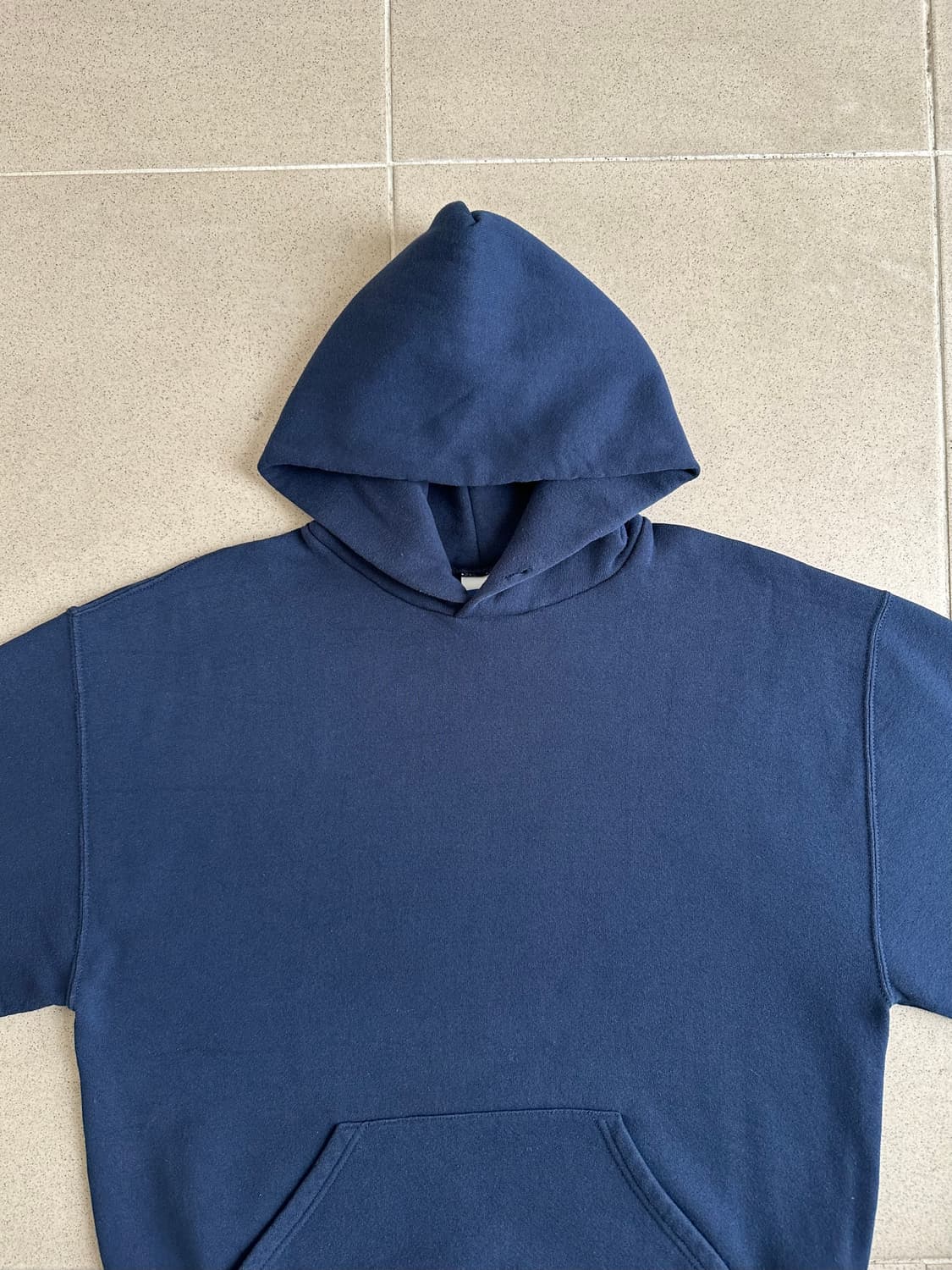 90s 빈티지 러셀 후드 네이비 L 상품이미지4