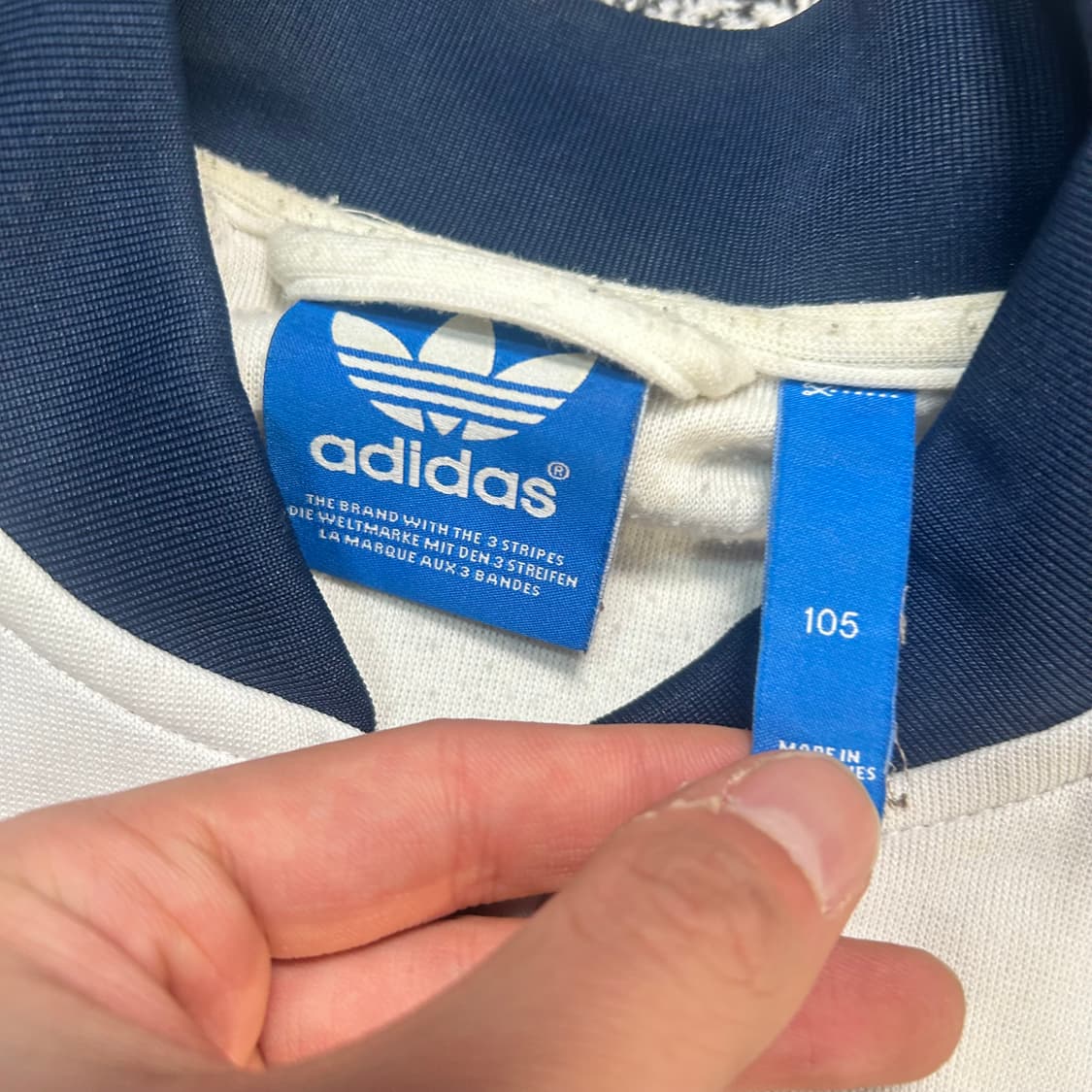 아디다스 트레포일 화이트 트랙탑 져지 상품이미지5