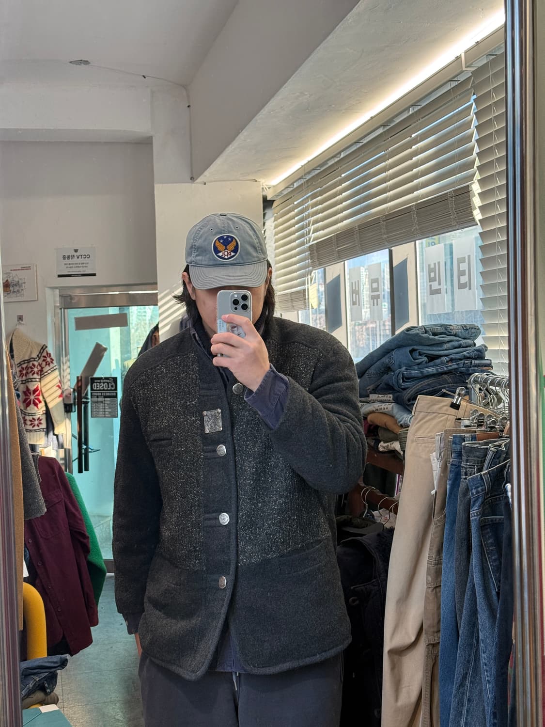 RRL 가먼트 다잉 볼캡 블루 Os 상품이미지7