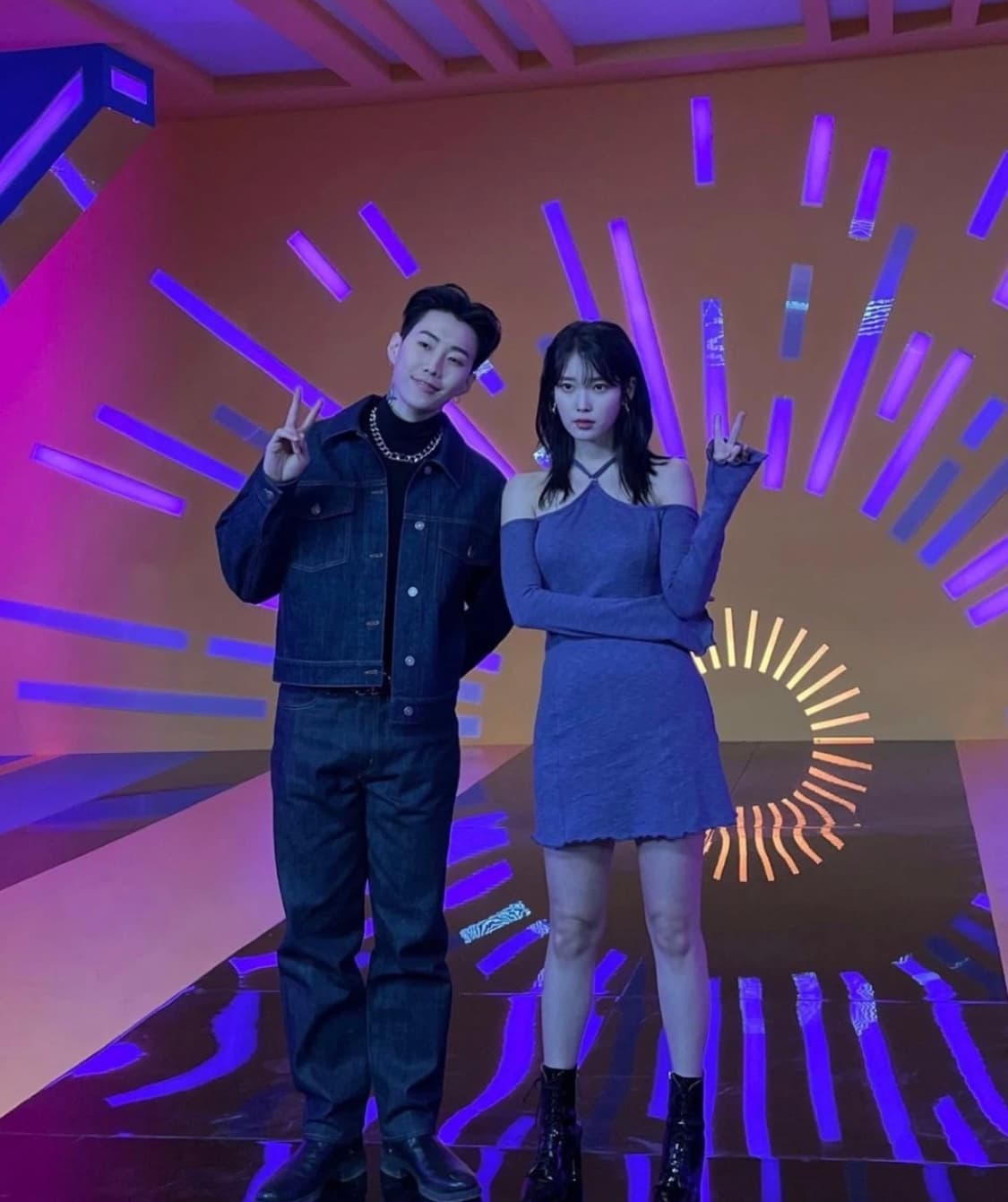 아이유 원피스 카프리슈 퍼플 상품이미지3