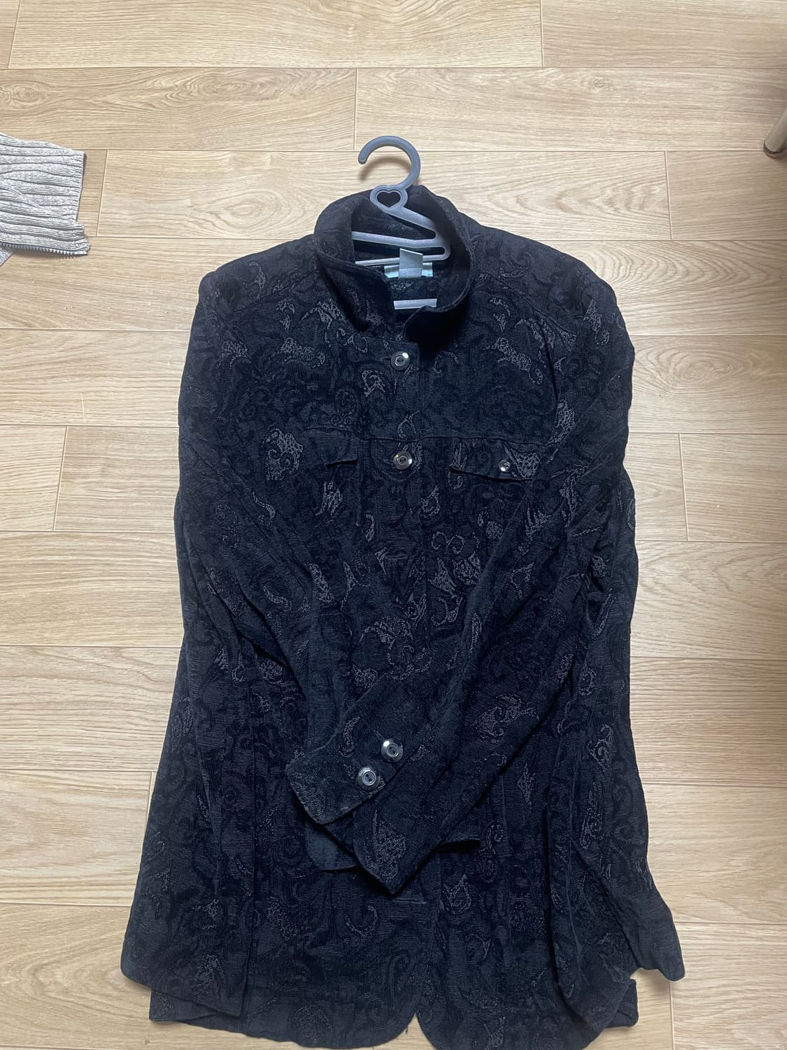 일본 빈티지 벨벳 자켓 가디건 상품이미지3