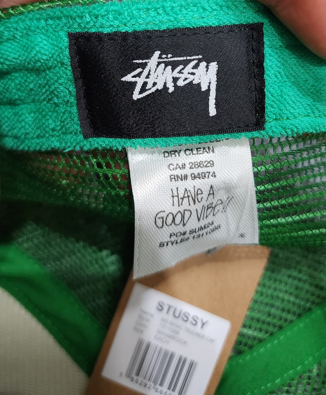 스투시 빅 베이직 트러커 메쉬 캡 모자 샴록 상품이미지8