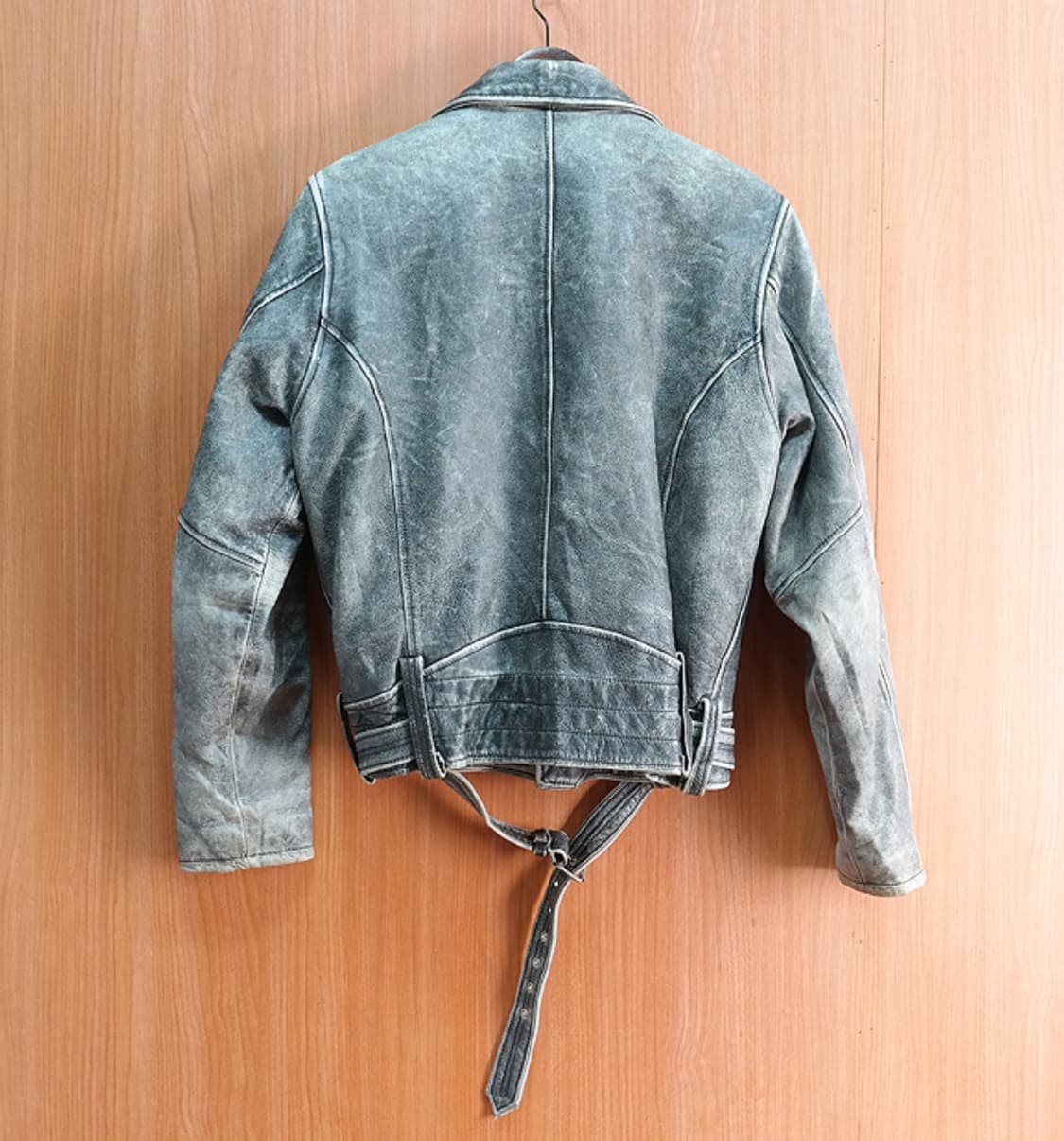 빈티지 소가죽 라이더 자켓 S-M 할리 쇼트 아님 상품이미지5